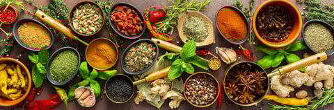 Colorful Indian spices